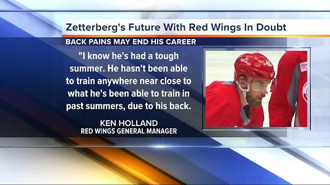 Zetterberg's future with Red Wings in doubt