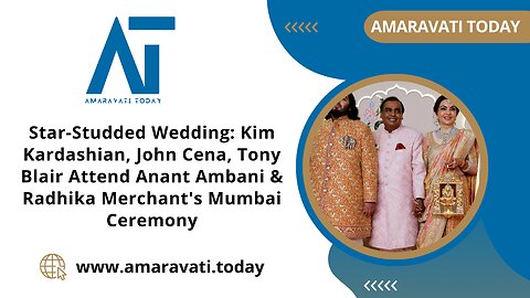 Star Studded Wedding Kim Kardashian, John Cena, Tony Blair Attend Anant Ambani & Radhika Merchant's