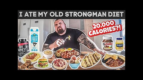 I ate my old Strongman diet for a day