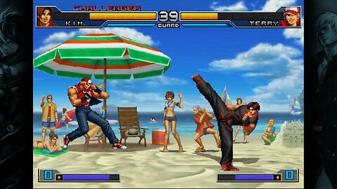 The King of Fighters 2002: Unlimited Match - Kim vs Terry - No Commentary 4K