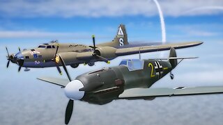 When a BF-109 Spared a B-17