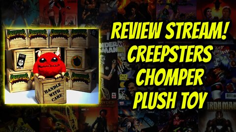 Review Stream! Creepsters Chomper Plush Toy Unboxing