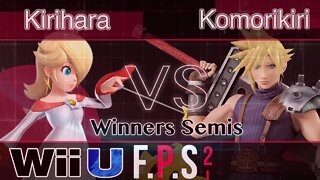 Kirihara (Rosalina) vs. 2GG|Komorikiri (Cloud & Marth) - Wii U Winners Semis - FPS2