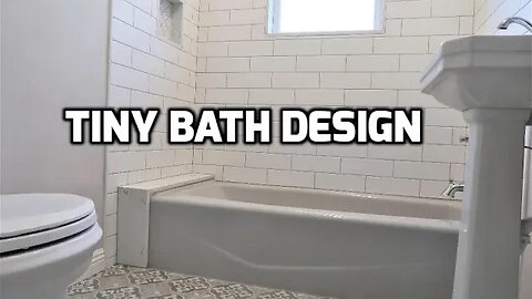 Tiny Bath Design Bath & Shower Tile Ideas EP 22