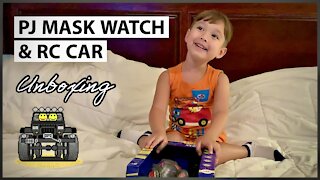 PJ Mask Watch and RC Car Unboxing