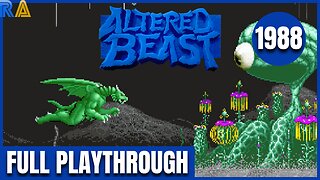 Altered Beast Arcade (1988) Full Playthrough with Retro Achievements