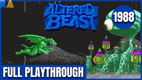 Altered Beast Arcade (1988) Full Playthrough with Retro Achievements