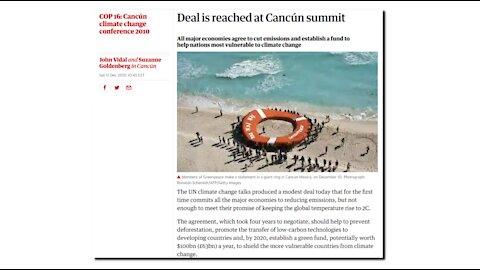 Cancun During A Global Warming Crisis