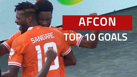 Top 10 goals in AFCON 2024 #final #bestgoals #soccer #fyp #football #edit #viral #afcon #can #foryou