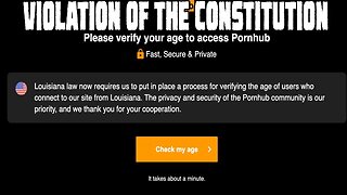 LOUISIANA FORCES Residents To use ID to Watch Adult content on the INTERNET