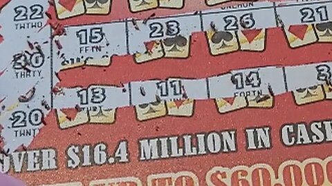 NEW $20 Scratch Off Lottery Ticket HIGH ROLLER!
