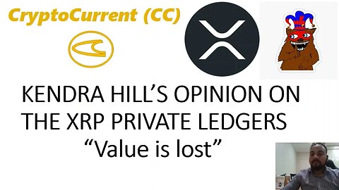 KENDRA HILL'S VIEW ON THE XRP PRIVATE LEDGER, "value will be lost" - other opinions explored.