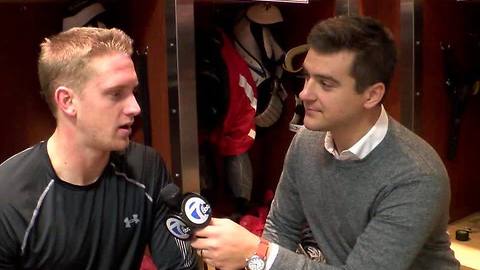 Anthony Mantha talks about growing his game, building body for Red Wings success