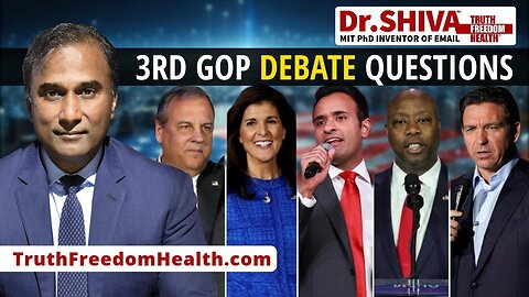 Dr.SHIVA™ LIVE - Answering Questions From The 3rd GOP Primary Debate