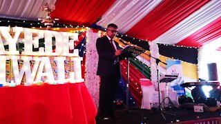 SOUTH AFRICA - Durban - King Goodwill Zwelithini hosts Diwali celebrations (Video) (Eg2)