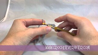 Double Crochet Tutorial #1: DC into Foundation Chain