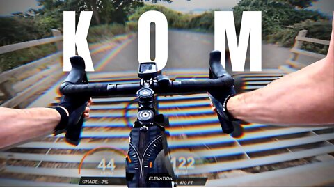 FAST STRAVA KOM HUNT GoPro POV "That Was Fast!" Minehead North Hill Cycling Strava Segment.