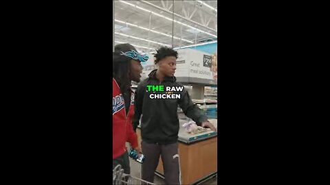 speed acts as Kai cenats security in Walmart…