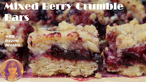 Mixed Berry Crumble Bars | Mixed Berry Crumble Pie | EASY RICE COOKER CAKE RECIPES