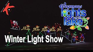 Winter Wonderland - Lights on the Lake Extravaganza #kovaction #lightshow #winter