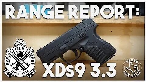 Range Report: Springfield Armory XDs 3.3 - The single stack 9mm XD pistol