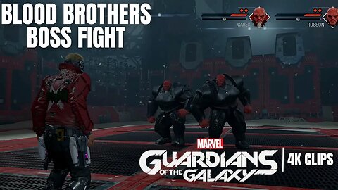 The Guardians of the Galaxy vs Blood Brothers Boss Fight | Guardians of the Galaxy 4K Clips