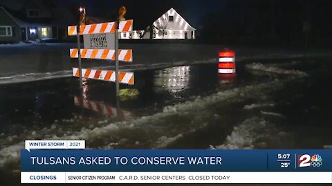 Tulsans asked to conserve water
