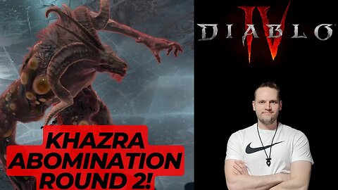 Diablo 4 Khazra Abomination Round 2 (boss fight nerco build)