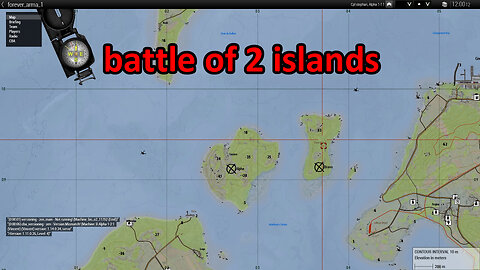 ARMA 3 | battle of the 2 islands | 1 2 24 |with Badger squad| VOD|