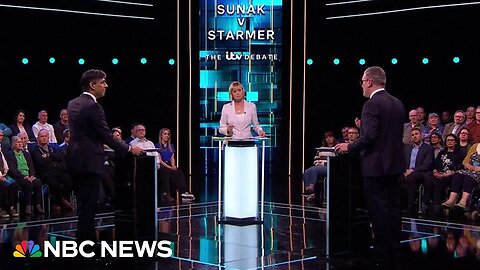 Party leaders clash over health care and immigration in first televised debate of U.K. election