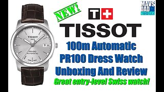 Boring But Nice Dress Watch! | Tissot 100m Automatic Dress Watch PR100 Unbox & Review