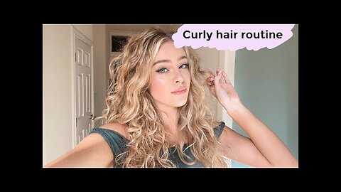Curly hair routine!! VLOGMAS day 11