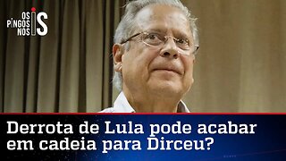 José Dirceu confessa medo de ser preso, caso Lula perca a eleição