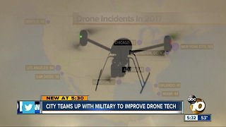 City of San Diego teams up with military to advance drone technology
