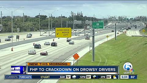 FHP cracking down on drowsy drivers