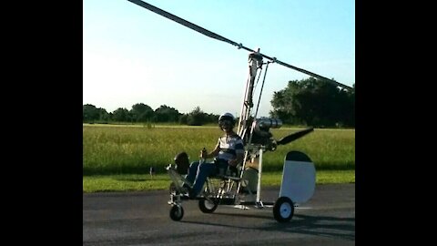 Gyrocopter at the White House