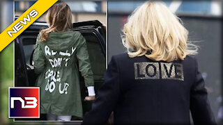 Jill Biden Throws Shade at Melania Trump with Tacky Message on Back of Her Jacket