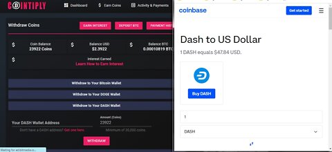 How To Earn Free Dash DASH Faucet Coins Cryptocurrency At Cointiply Every 60 minutes With Proof