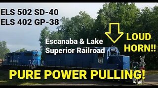 Northbound Freight Train Loaded With Logs Soon To Be OSB At Louisiana Pacific! | Jason Asselin