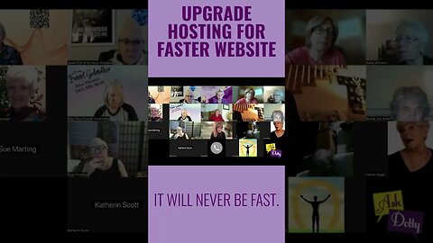 Upgrade Hosting for faster Website