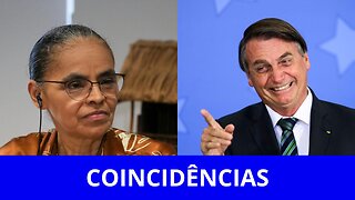 Veja o vídeo: Coincidências, Bolsonaro e Marina Silva no mesmo voo!