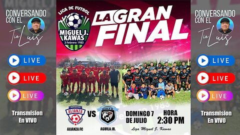 ALIANZA F C VS AGUILA JR GRAN FINAL DESDE LA COL SUYAPA CITY LA CEIBA HONDURAS