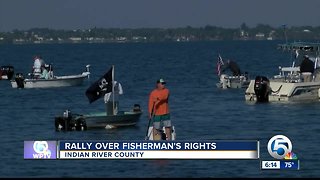Rally held for fisherman who was harassed by Sebastian homeowner