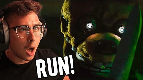 "Five Nights At Freddy's" Official Trailer REACTION!!!