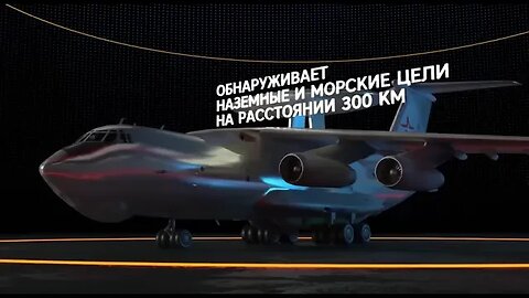 Russian AWACS radar aircraft Beriev A-50U within Ukraine Operation