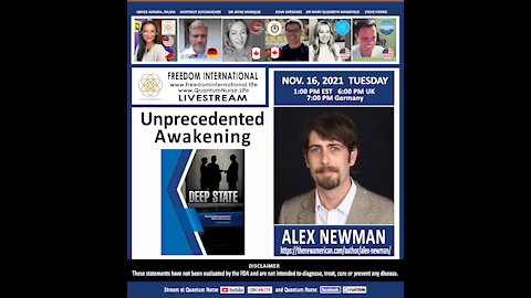 Alex Newman - "Unprecedented Awakening: Deep State"