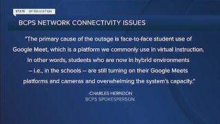 BCPS internet issues reported districtwide Thursday