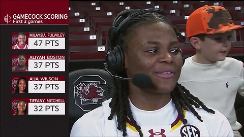 Milaysia Fulwiley On Her Highlight Plays & Surpassing A'ja Wilson On South Carolina Scoring List