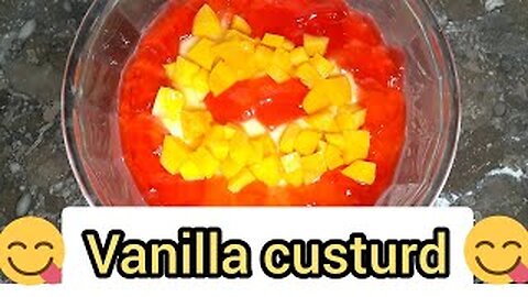 vanilla custard recipe | creamy custurd | how to make custurd with jelly | by fiza farrukh