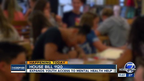 Colorado legislature considers bill that would expand youth mental health resources